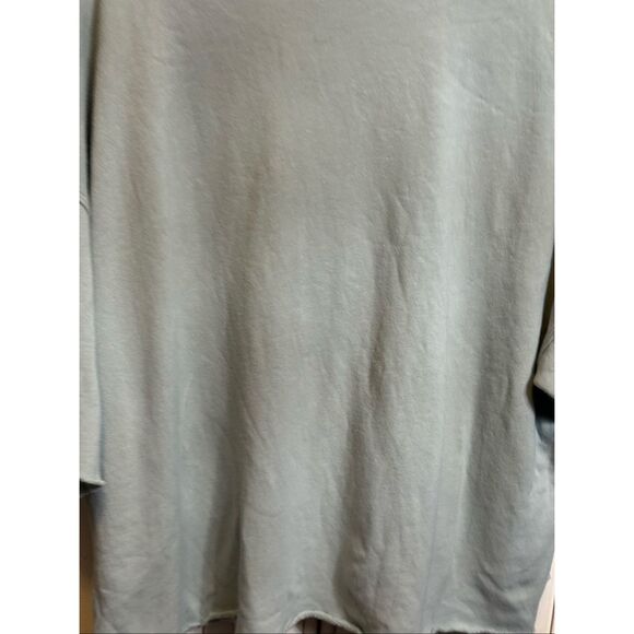 Sablyn Women's Crew Neck Oversized Short Sleeve Chandler Sweatshirt Green Large - Picture 4 of 8